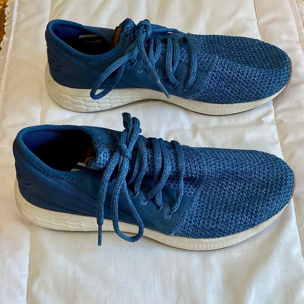 New Balance Fresh Foam Cruz v2 Women 9.5 Blue Knit Sneakers WCRZULB2 Athletic